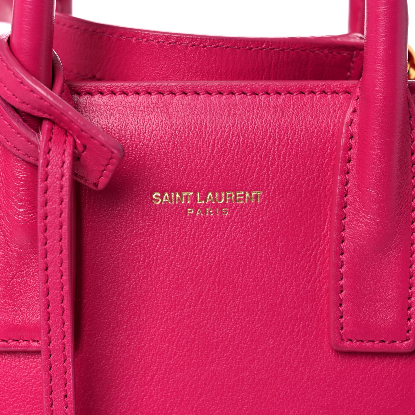Calfskin Nano Sac De Jour Lipstick Fuchsia
