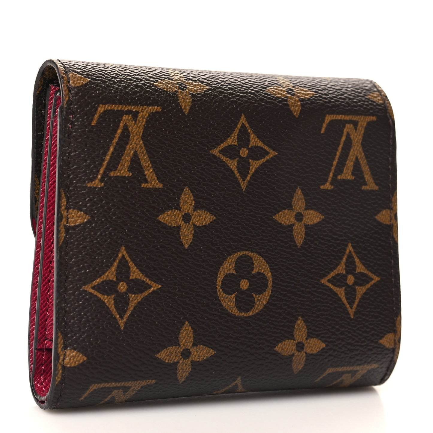 Monogram Ariane Compact Wallet Fuchsia