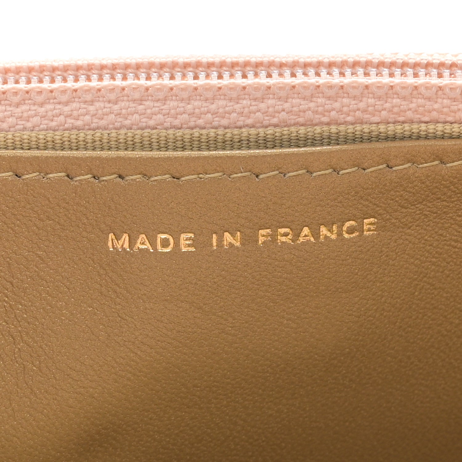 Chanel Lambskin Quilted CC Pearl Crush Wallet on Chain WOC Light Beige 7 of 12