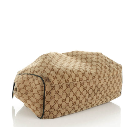 Gucci Monogram Large Sukey Tote Beige Ebony Black 4 of 11