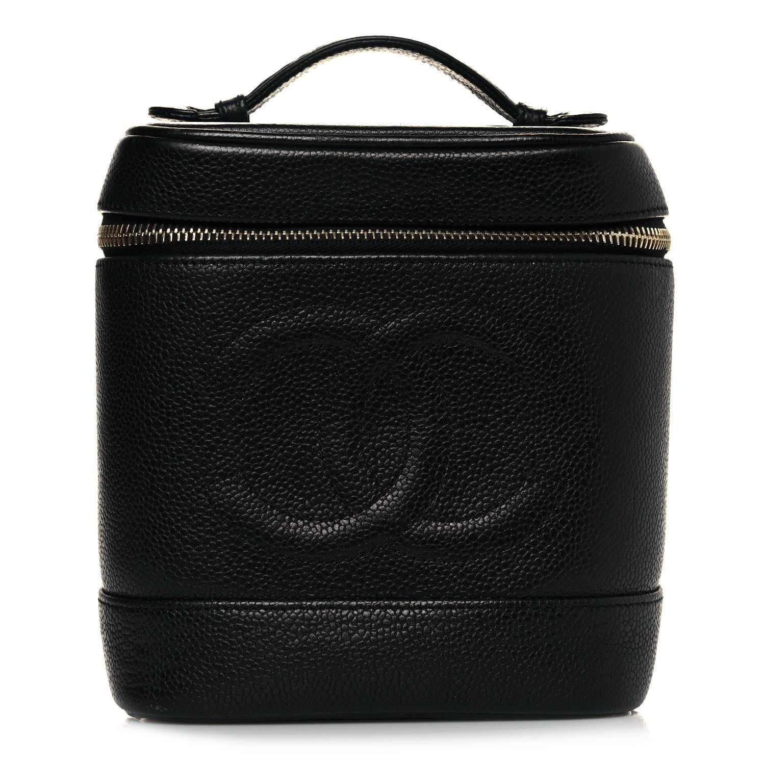Chanel Caviar Vanity Cosmetic Case Black 1 of 13