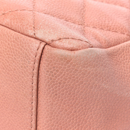 Chanel Caviar Quilted Petit Shopping Tote PST Pink 10 of 22