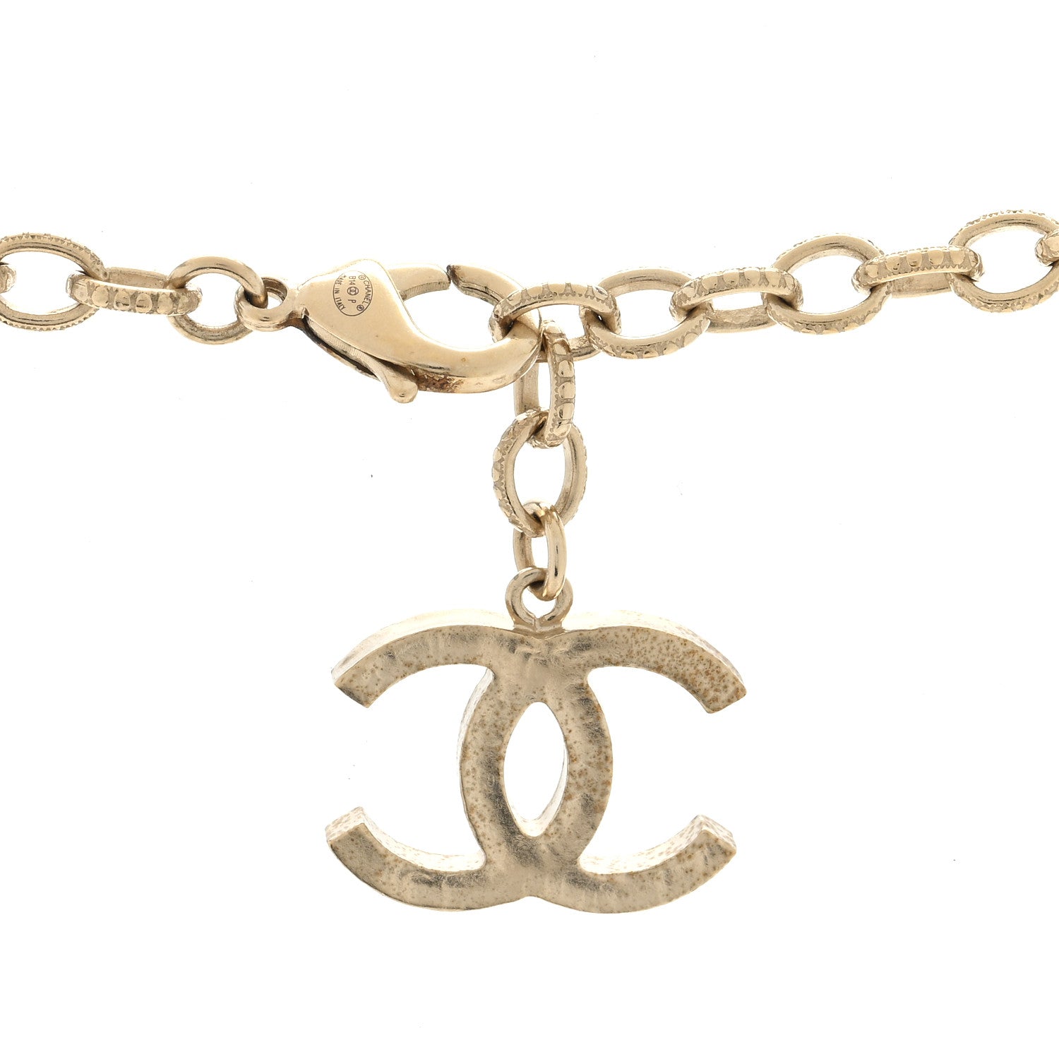 Chanel CC Medallion 100 Anniversary Chain Necklace Gold 4 of 4