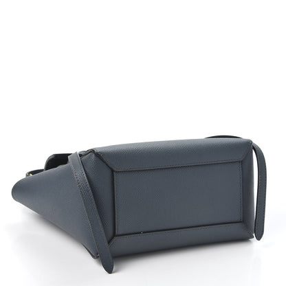 Celine Grained Calfskin Nano Belt Bag Slate 3 of 11