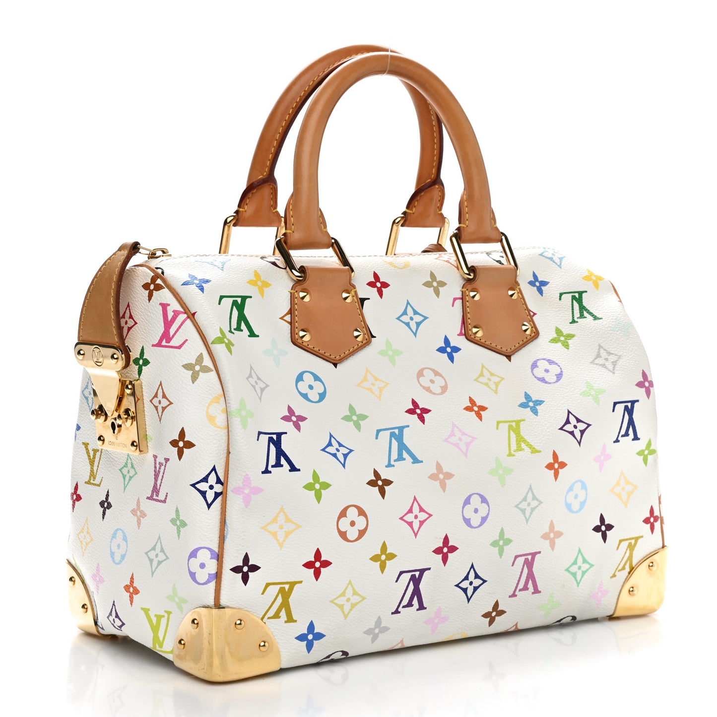 Monogram Multicolor Speedy 30 White
