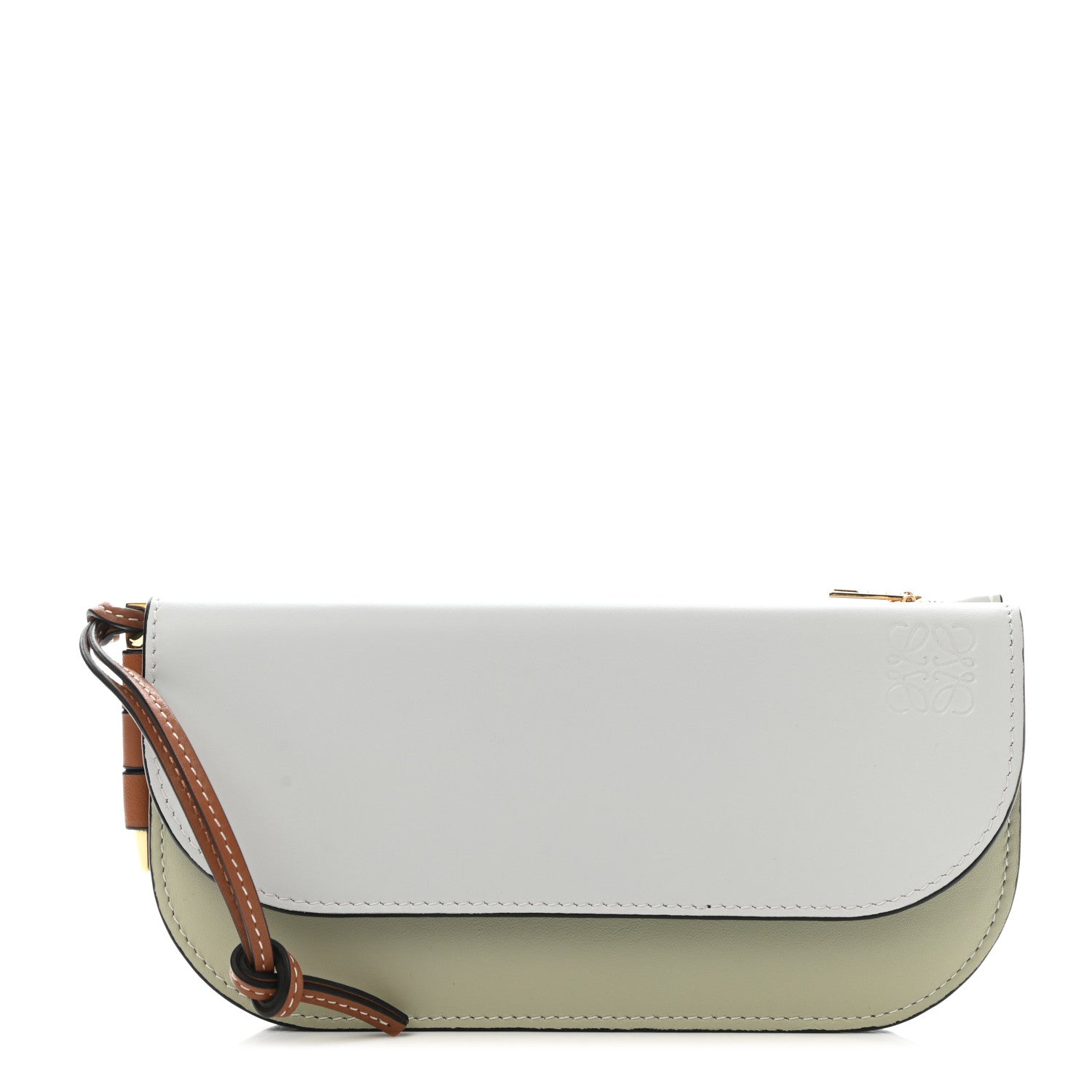 Loewe Smooth Calfskin Gate Continental Wallet Kaolin Sage 1 of 9