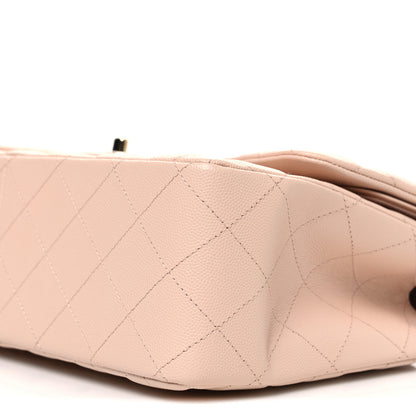 Chanel Caviar Quilted Jumbo Double Flap Light Beige 9 of 10