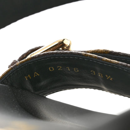 Louis Vuitton Monogram Bom Dia Mule Sandals 38.5 Black 9 of 10