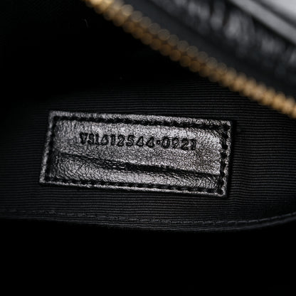 Saint Laurent Tweed Calfskin Monogram Lou Camera Bag Black 7 of 10