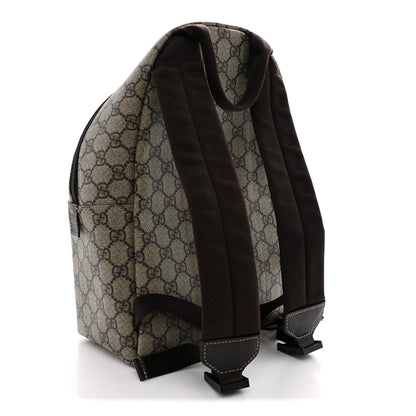Gucci GG Supreme Monogram Margaux Calfskin Childrens Day Backpack Beige Ebony Cocoa Dark Chocolate 3 of 12