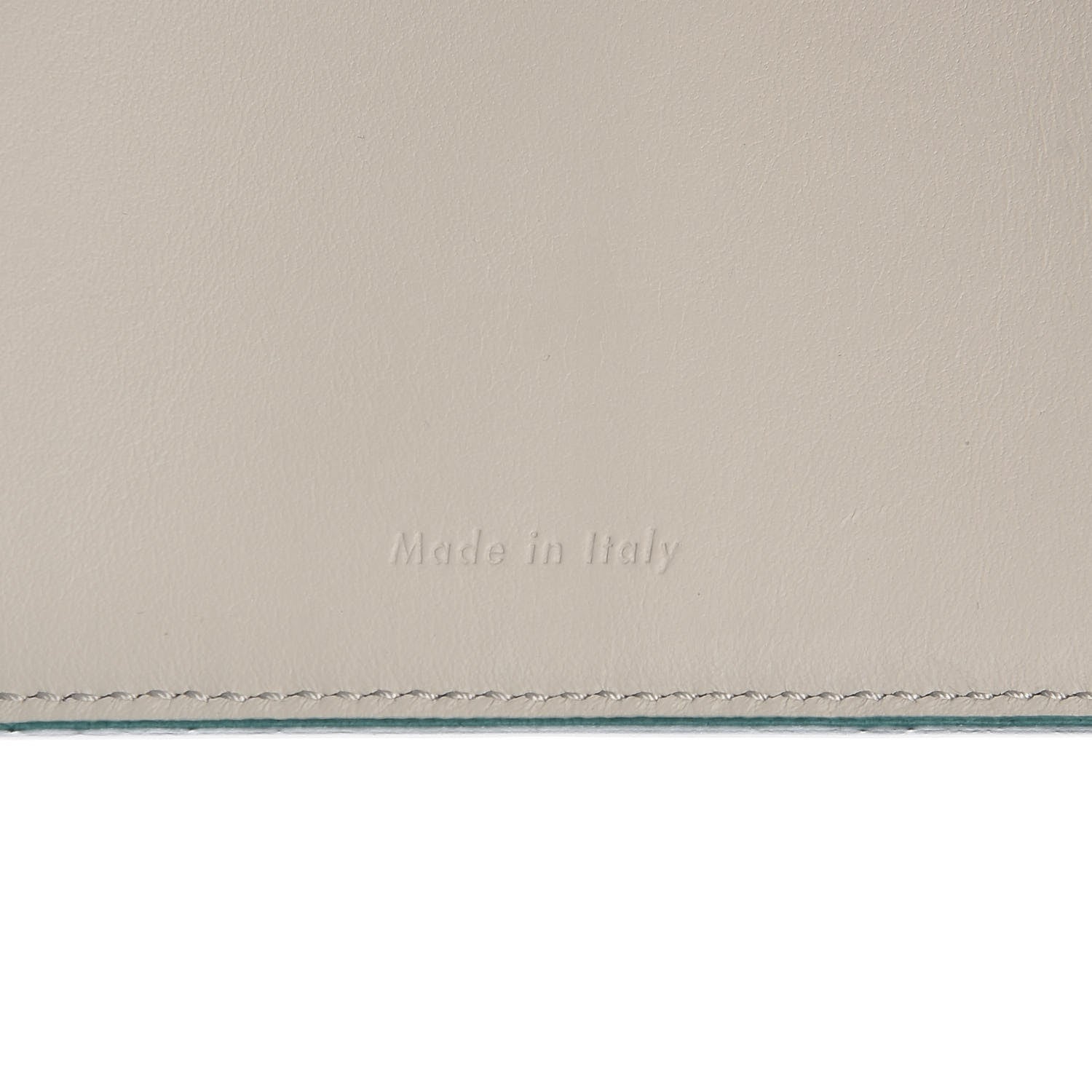 Celine Grained Calfskin Medium Multifunction Strap Wallet Amazone Chalk 7 of 7