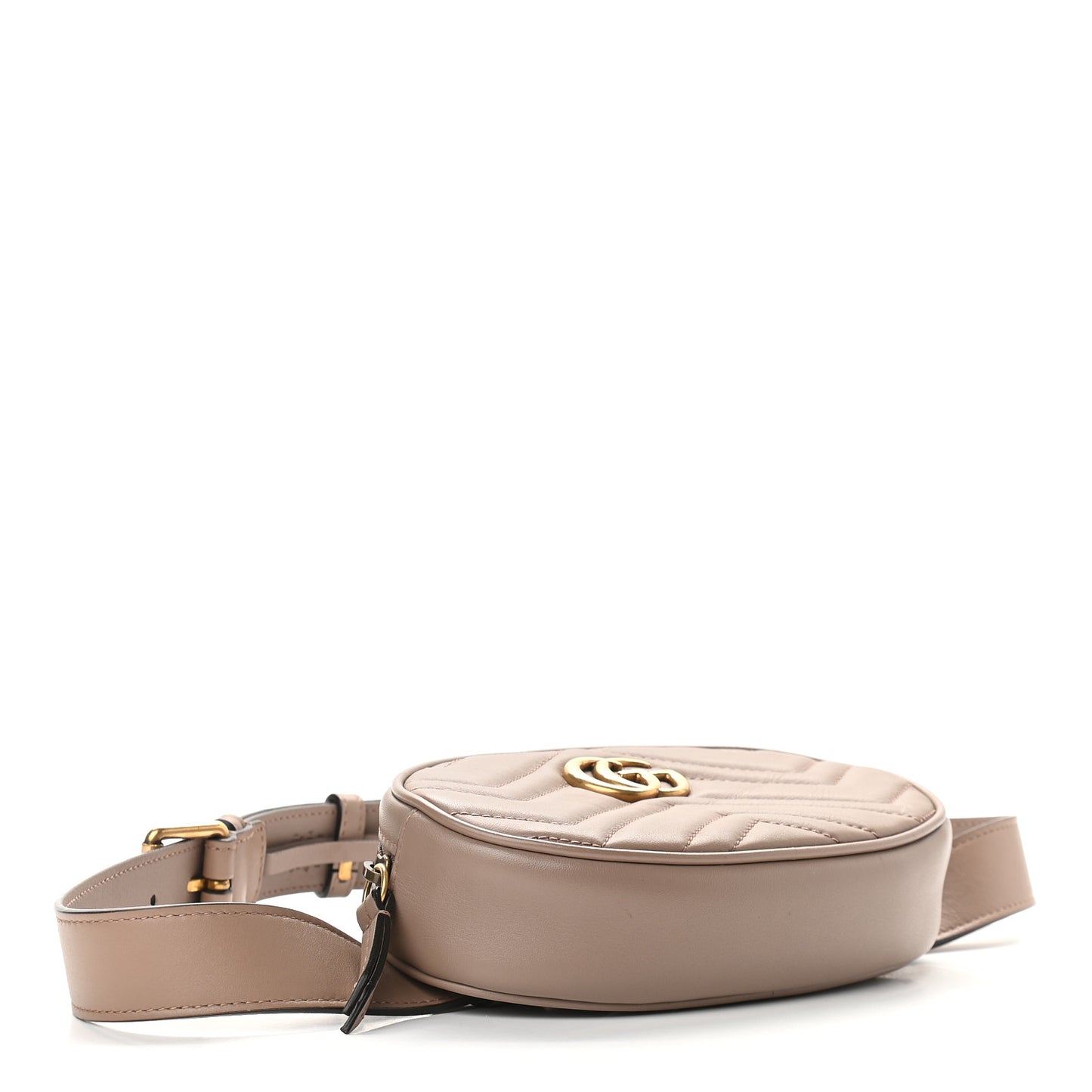 Calfskin Matelasse GG Marmont Belt Bag 95 38 Porcelain Rose