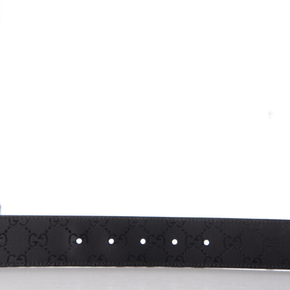 Gucci Imprime Monogram Interlocking G Belt 105 42 Black 2 of 6