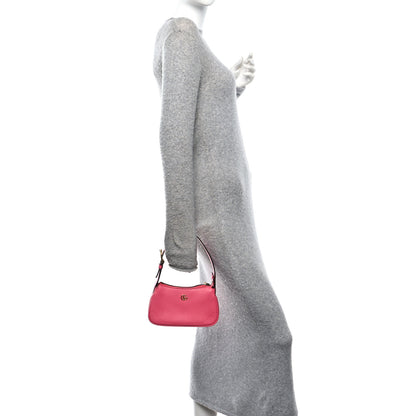 Gucci Goatskin Mini Aphrodite Shoulder Bag Rhodamine Pink 2 of 11