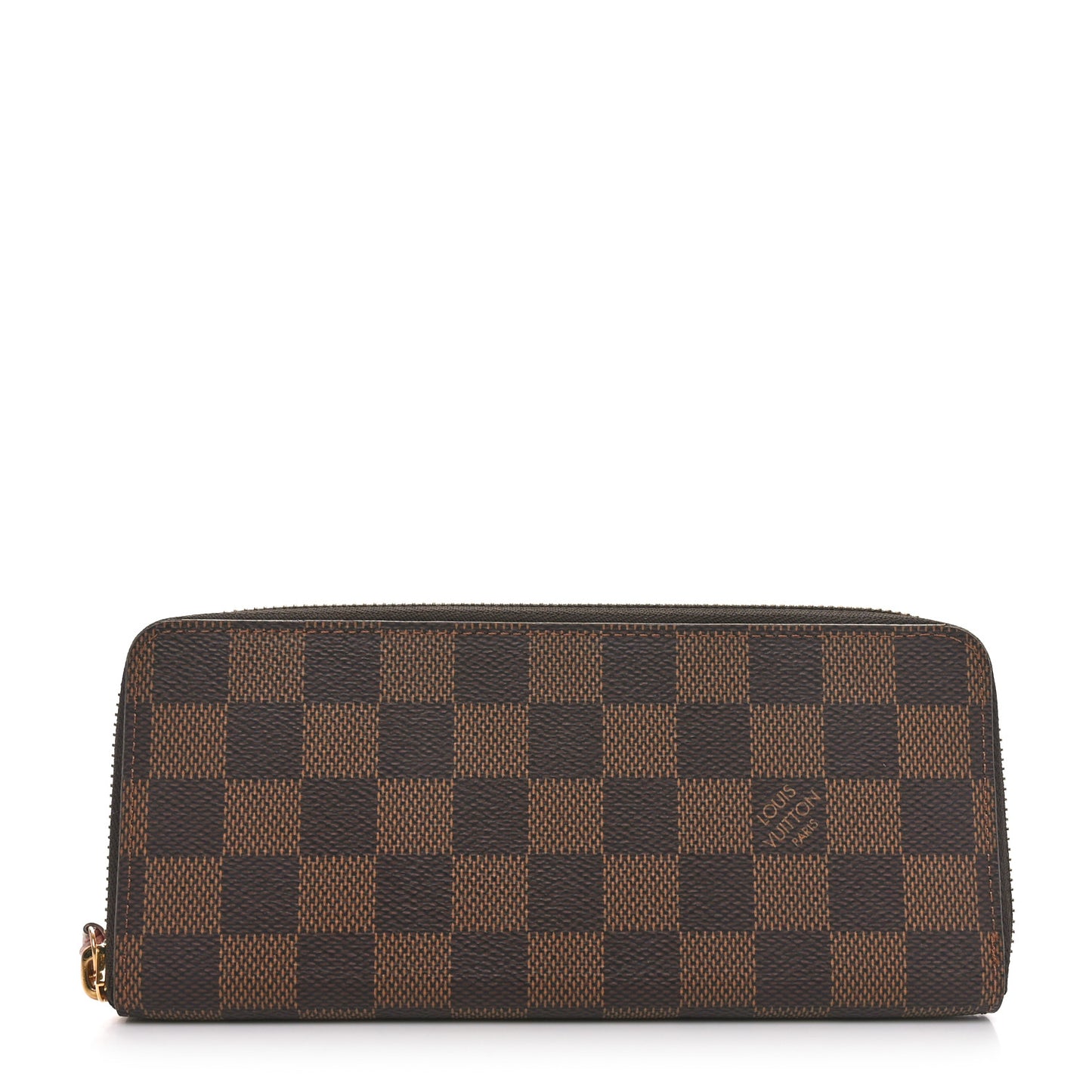 Damier Ebene Clemence Wallet Rose Ballerine