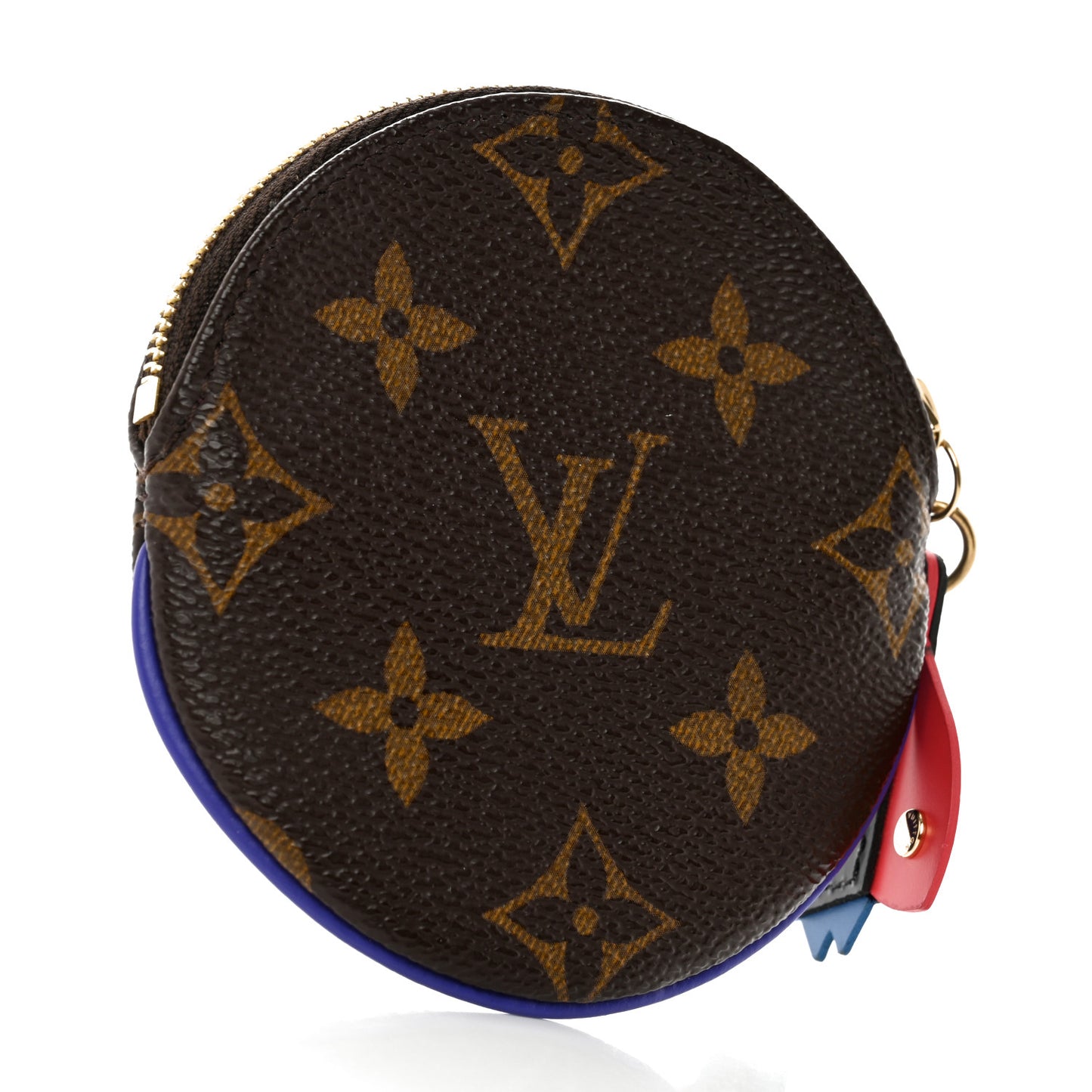 Monogram Totem Round Coin Purse Magenta