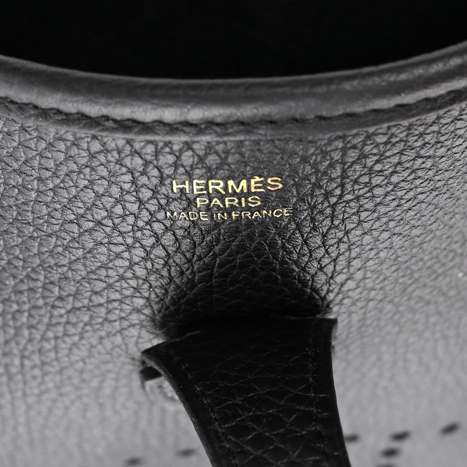 Hermes Taurillon Clemence Evelyne III PM Black 6 of 10
