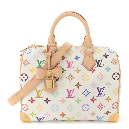 Louis Vuitton LV X TM Monogram Multicolor Speedy Bandouliere 25 White 1 of 10