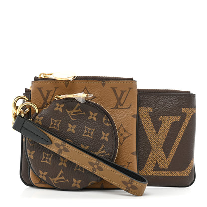Louis Vuitton Reverse Monogram Giant Trio Pouch 1 of 12