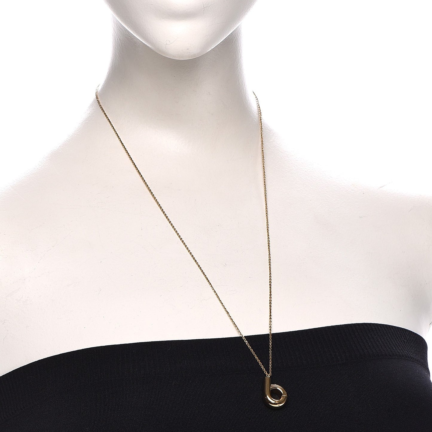 LV And Me Letter B Necklace Gold