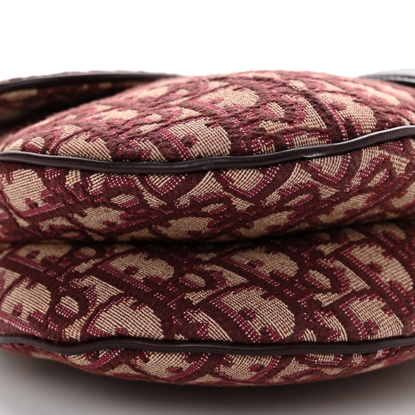 Oblique Saddle Bag Burgundy