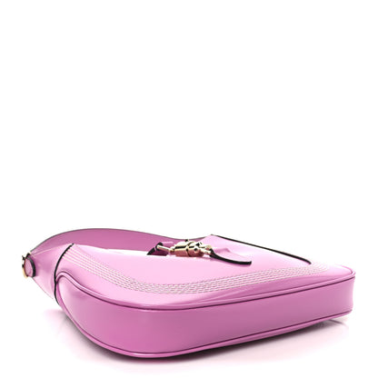Gucci Ancora Calfskin Web Medium Jackie 1961 Hobo Pink 4 of 10