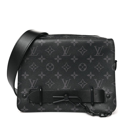 Louis Vuitton Monogram Eclipse Steamer Messenger 1 of 9