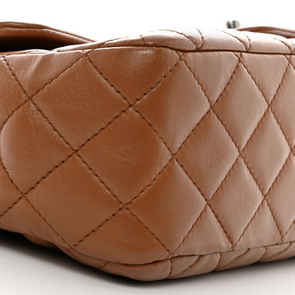 Chanel Lambskin Quilted Elementary Chic Flap Brown 9 of 10