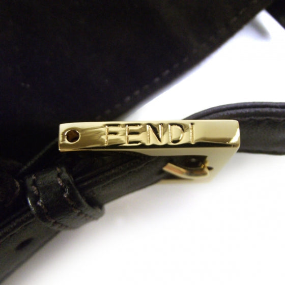 Fendi Suede Baguette Dark Brown 8 of 13