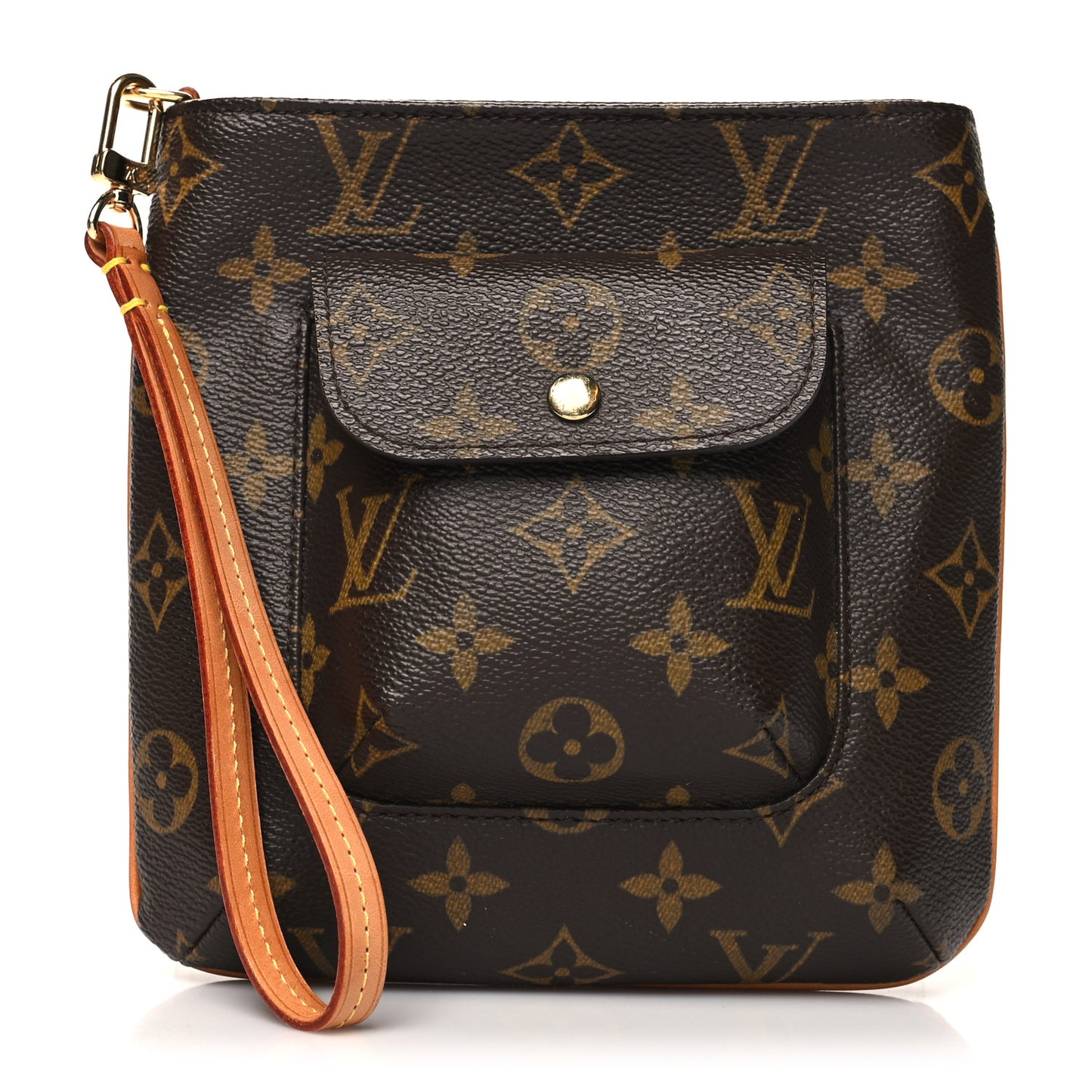 Monogram Partition Wristlet