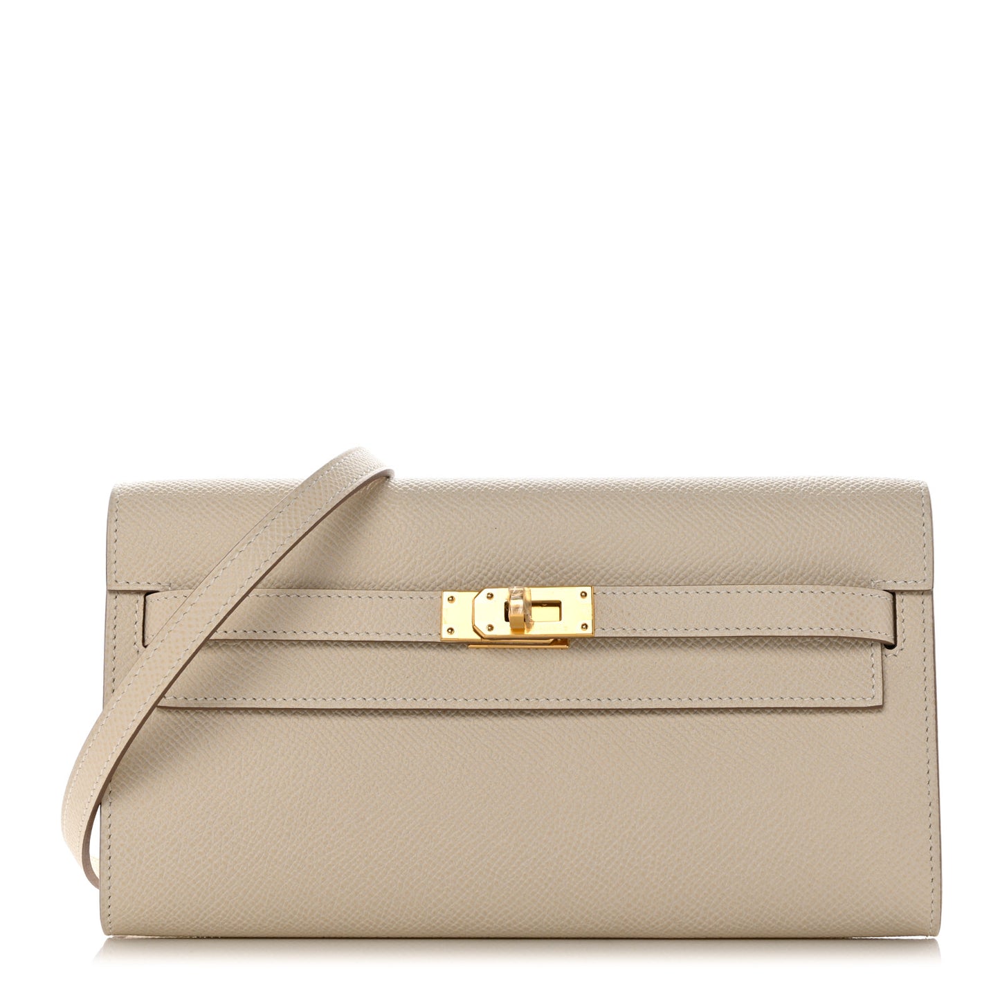 Epsom Kelly Wallet To Go Craie