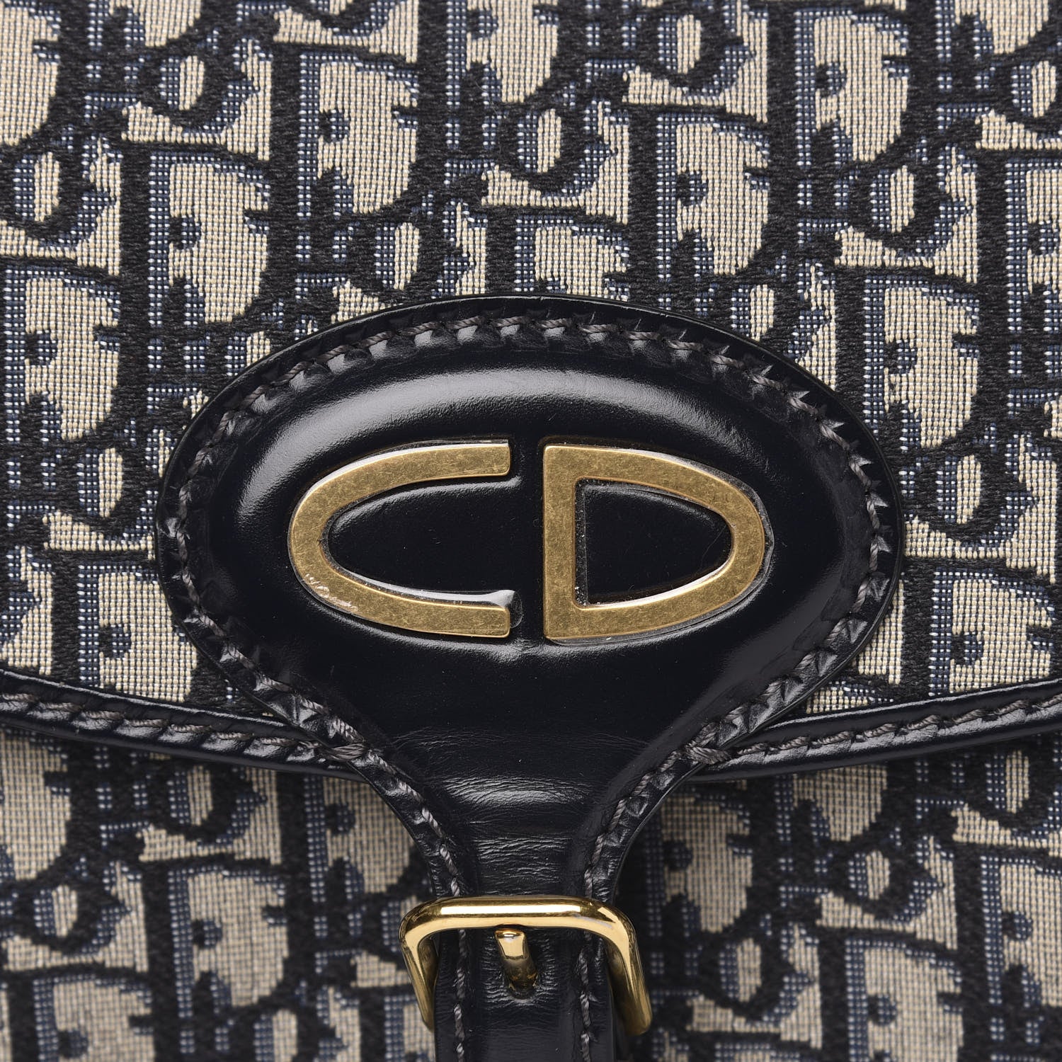 Christian Dior Oblique Crossbody Navy Blue 7 of 16