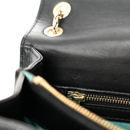 Bulgari Calfskin Serpenti Forever Crossbody Bag Black 13 of 16