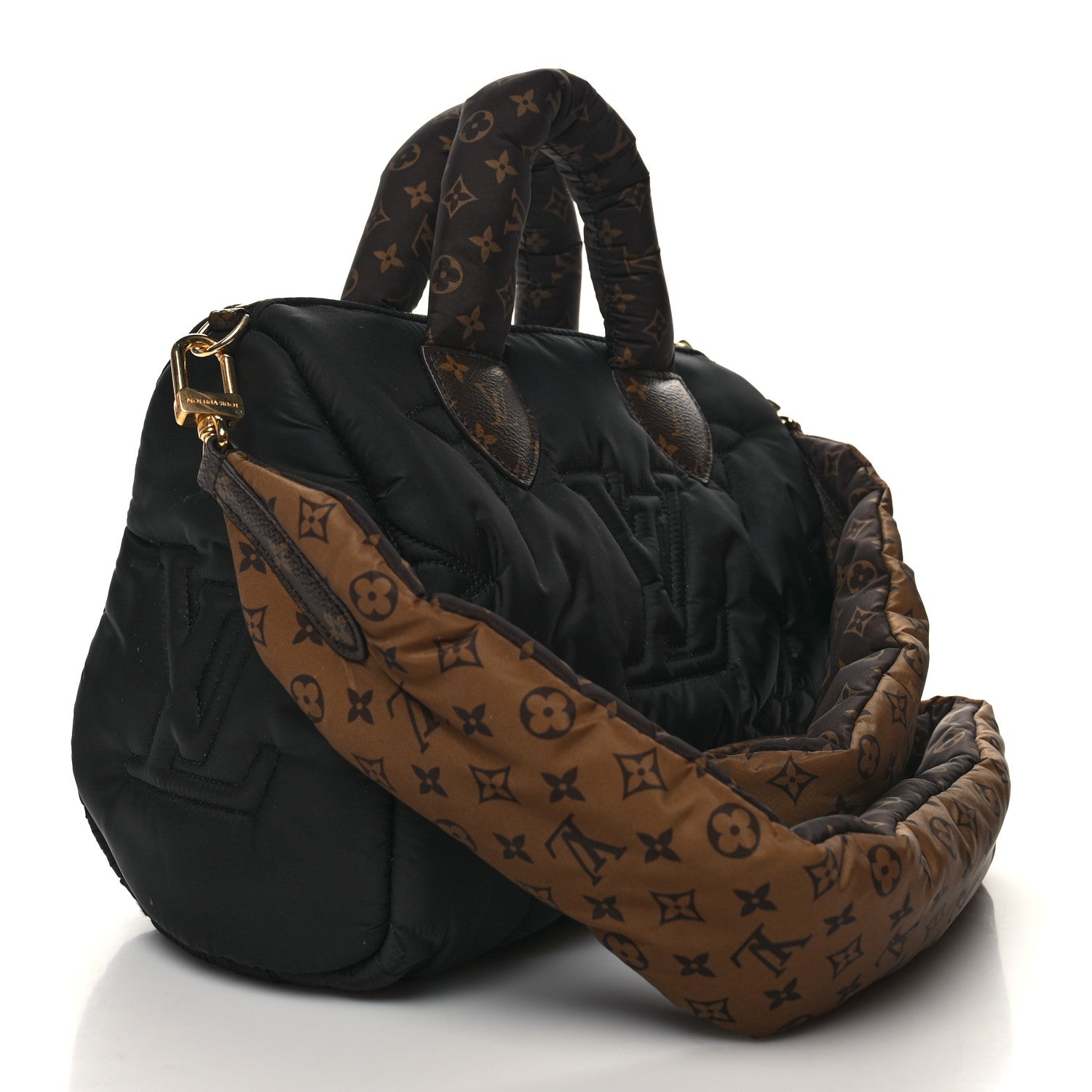 Louis Vuitton Econyl Mini Monogram Pillow Speedy Bandouliere 25 Black 3 of 10
