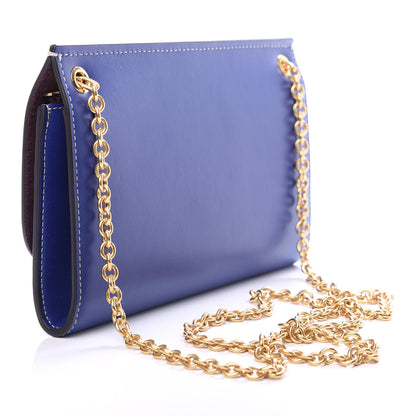 Mulberry Smooth Calfskin Amberley Convertible Clutch Cobalt Blue 3 of 9