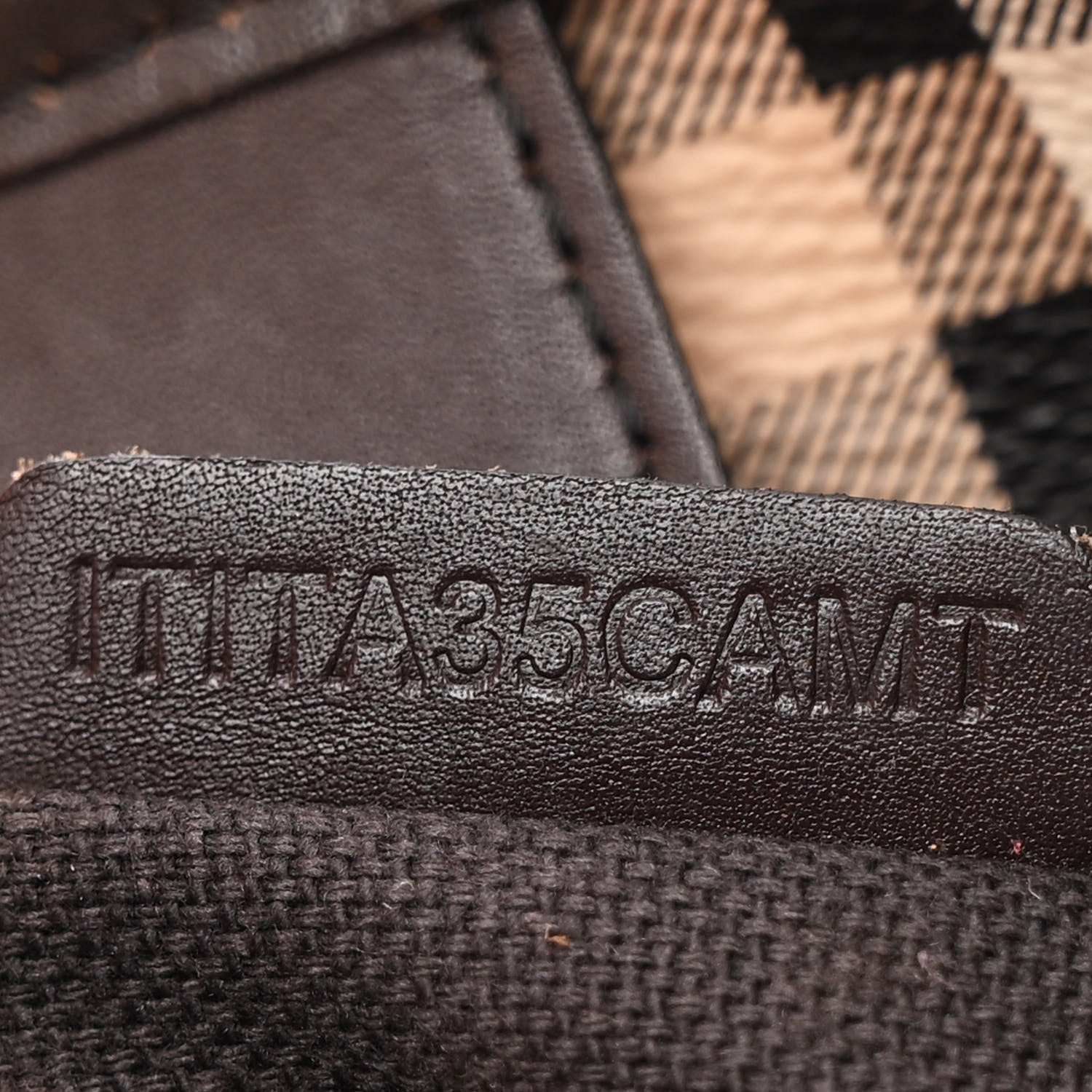 Burberry Haymarket Check Large Canterbury Tote Chocolate 10 of 16