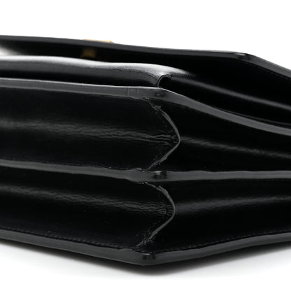 Saint Laurent Calfskin Medium Monogram Sunset Black 10 of 17