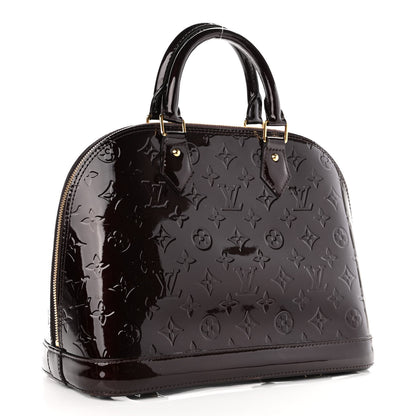 Louis Vuitton Vernis Alma PM Amarante 3 of 10