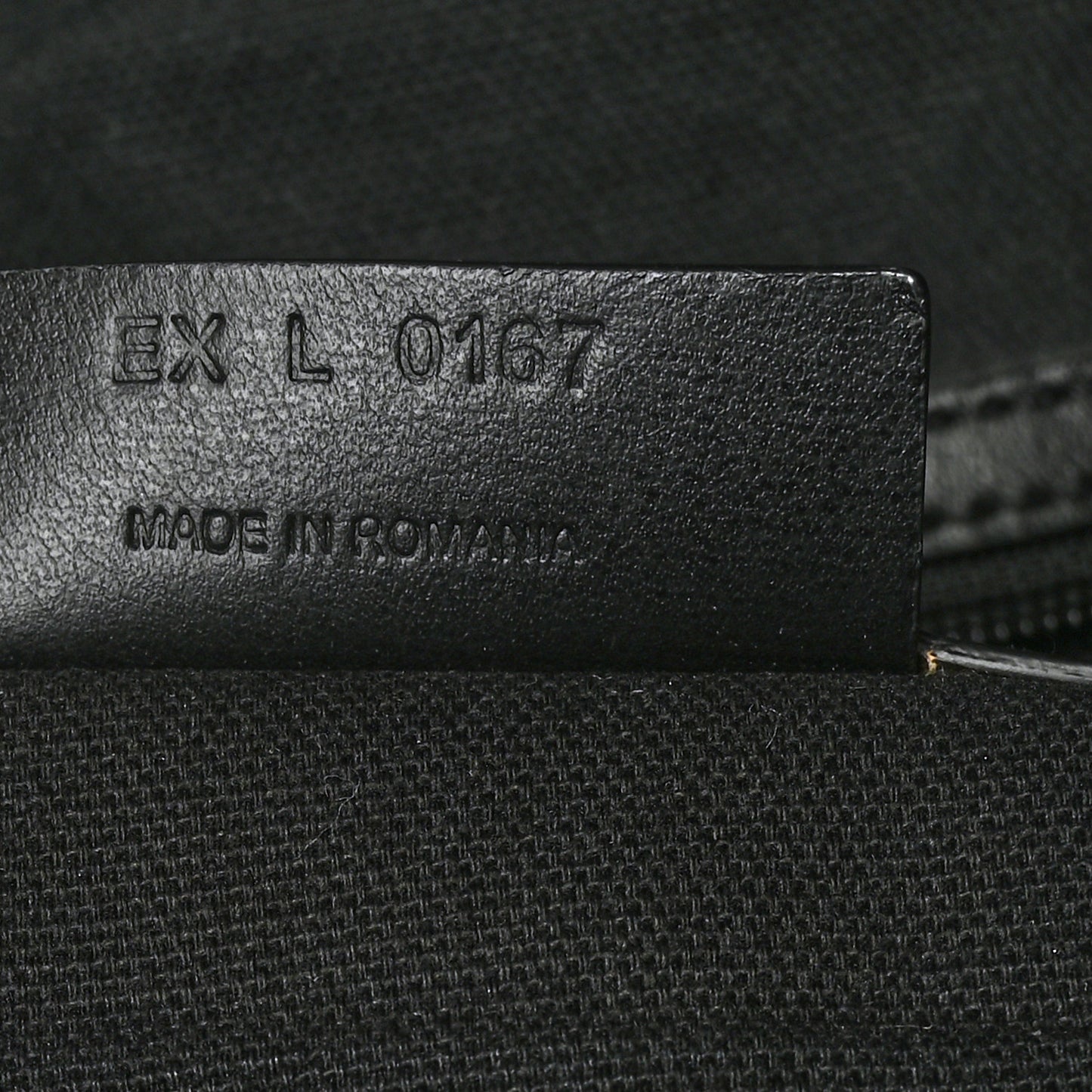 Calfskin Logo Small Backpack Black
