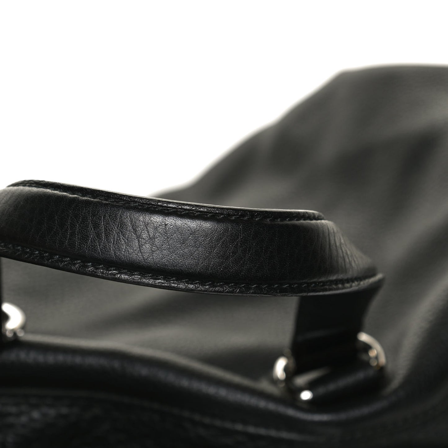 Pebbled Calfskin Soho Carry On Duffle Black
