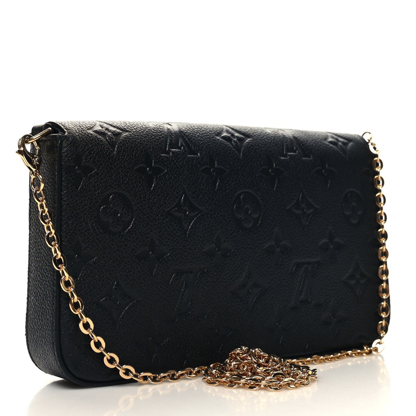 Empreinte Pochette Felicie Chain Wallet Black