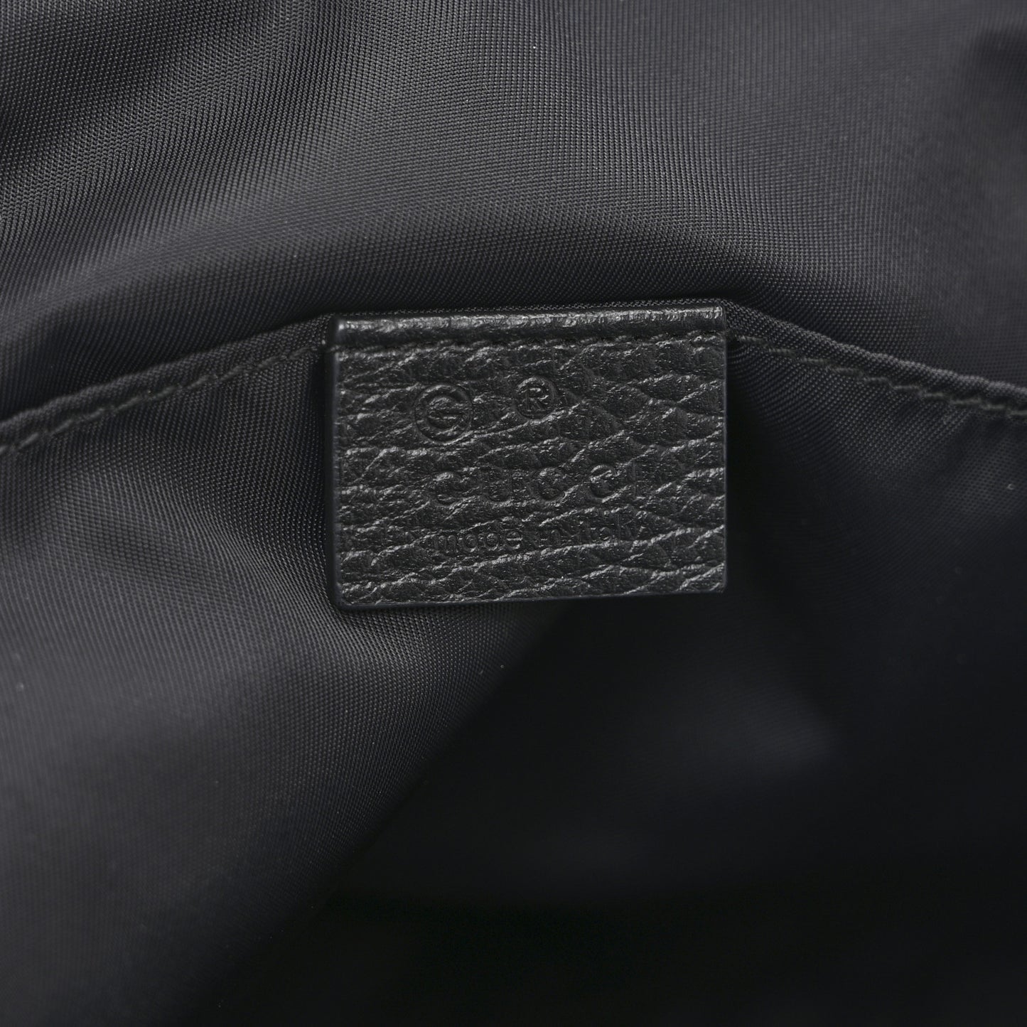 Nylon Monogram Medium Light Single Buckle Backpack Black