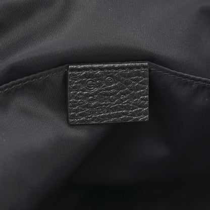 Gucci Nylon Monogram Medium Light Single Buckle Backpack Black 6 of 10