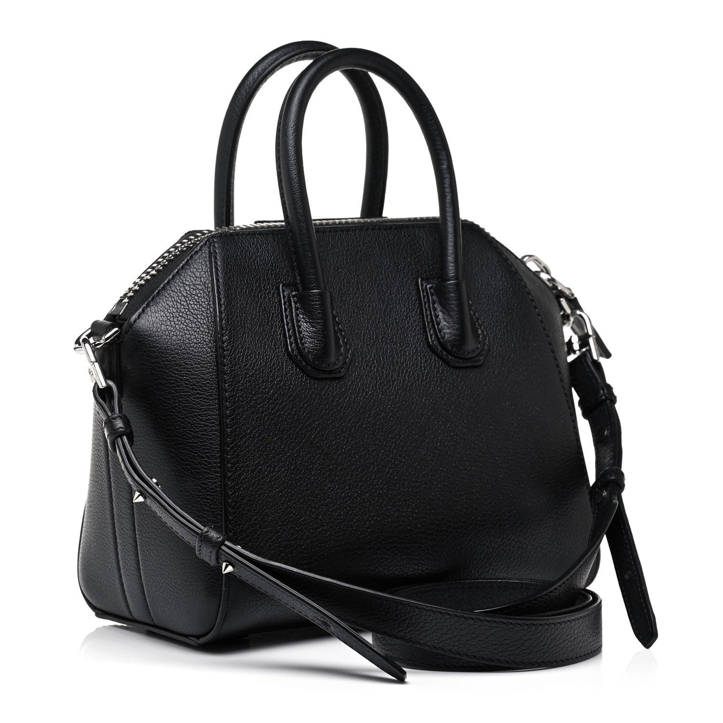 Sugar Goatskin Mini Antigona Black