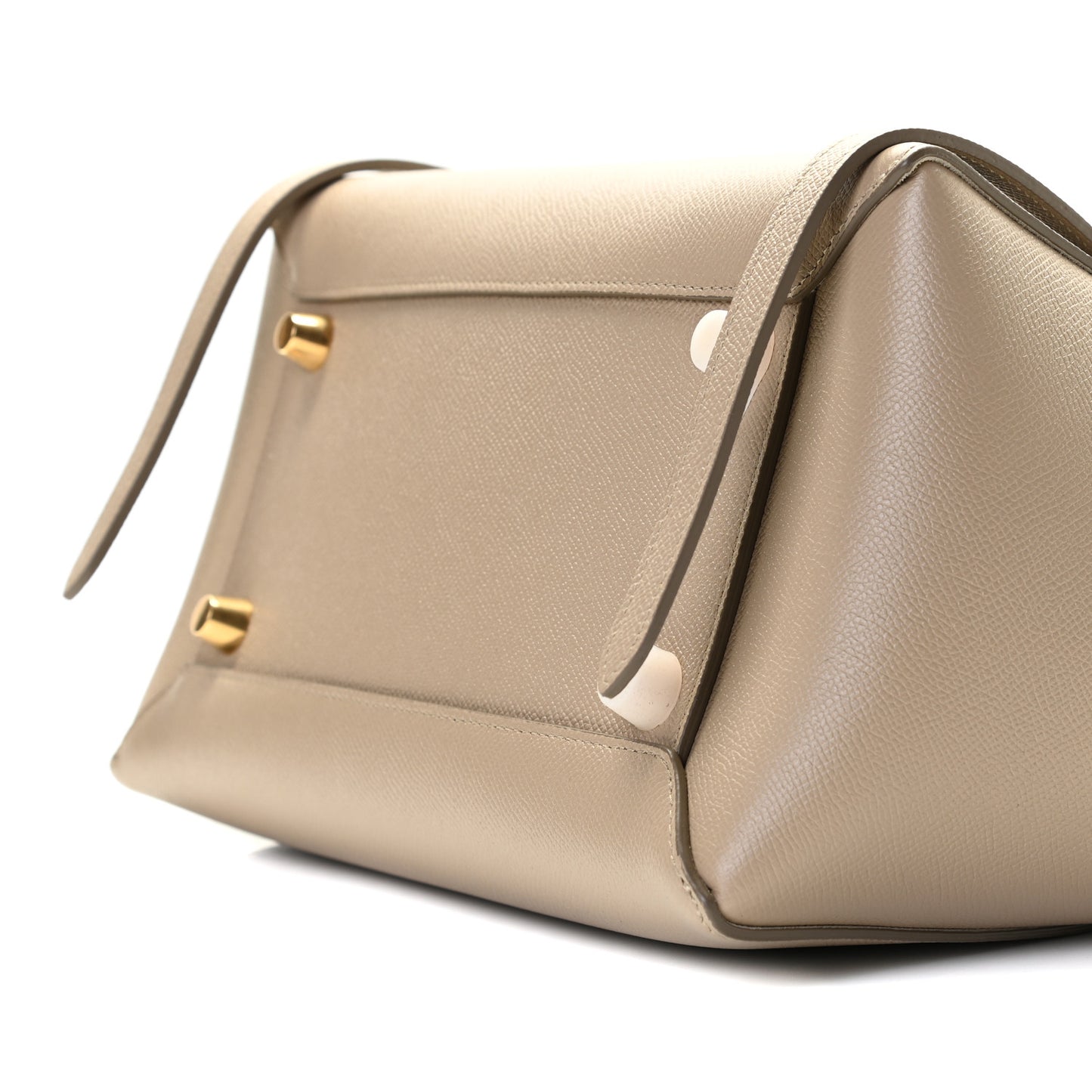 Grained Calfskin Mini Belt Bag Light Taupe