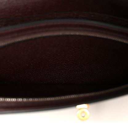 Hermes Chevre Chamkila Kelly Pocket Long Wallet 5 of 8