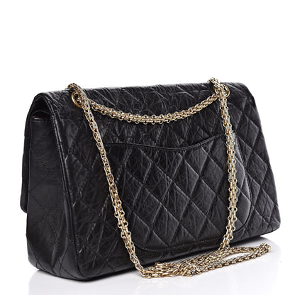 Chanel Aged Calfskin Quilted 2.55 Reissue 227 Flap Black 3 of 11
