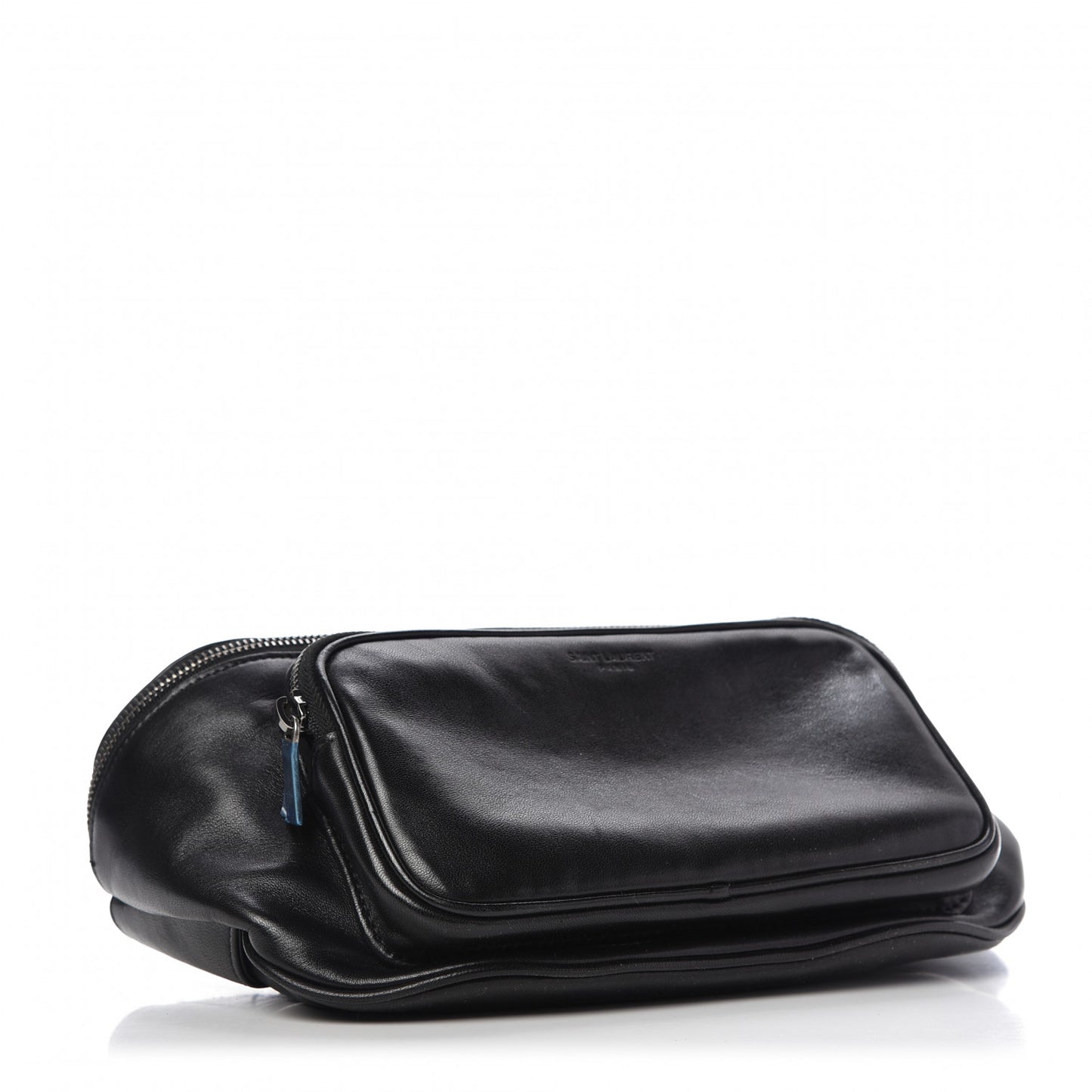 Lambskin Subway Belt Bag Black