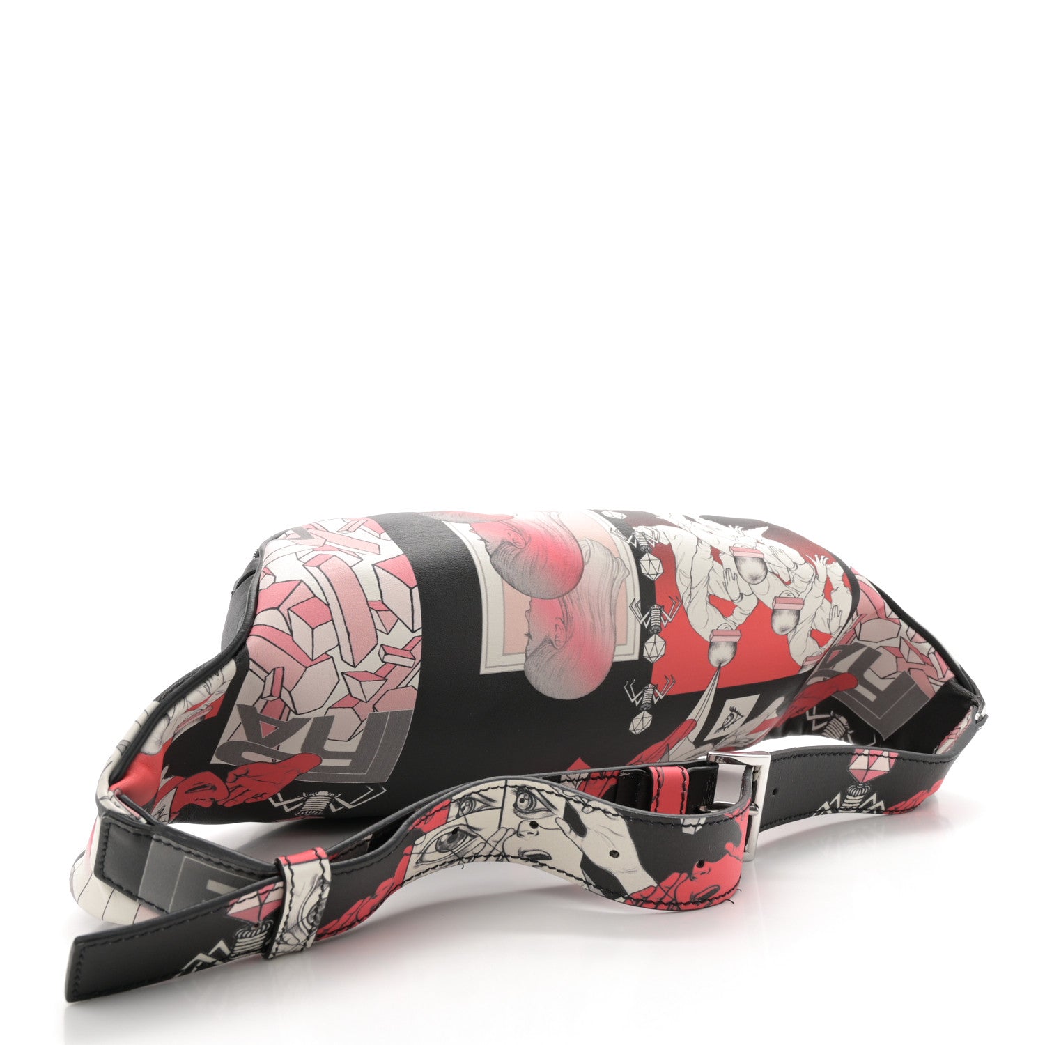 Prada X JAMES JEAN Vitello DNA Flat Belt Bag Black 3 of 13