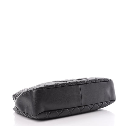 Chanel Caviar Quilted CC Timeless Soft Tote Black 4 of 12